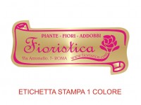Etichette adesive per fioristi, fiorai e vivaisti  (mm 60X24)  (cod.97G)
